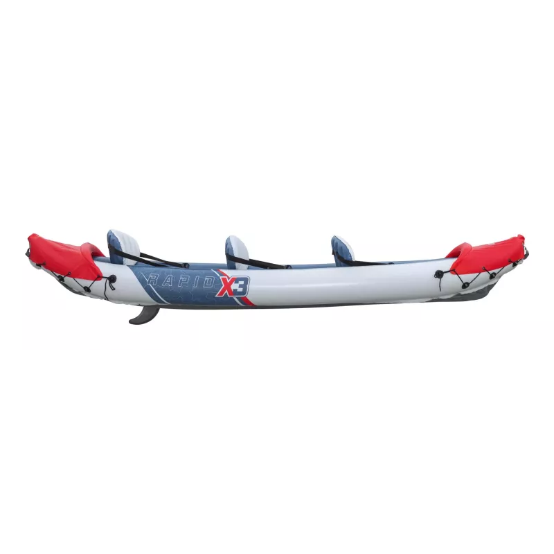 Bestway Hydro Force Rapid X3 piepūšams 3 personu smaiļošanas laivas komplekts 3,81 m