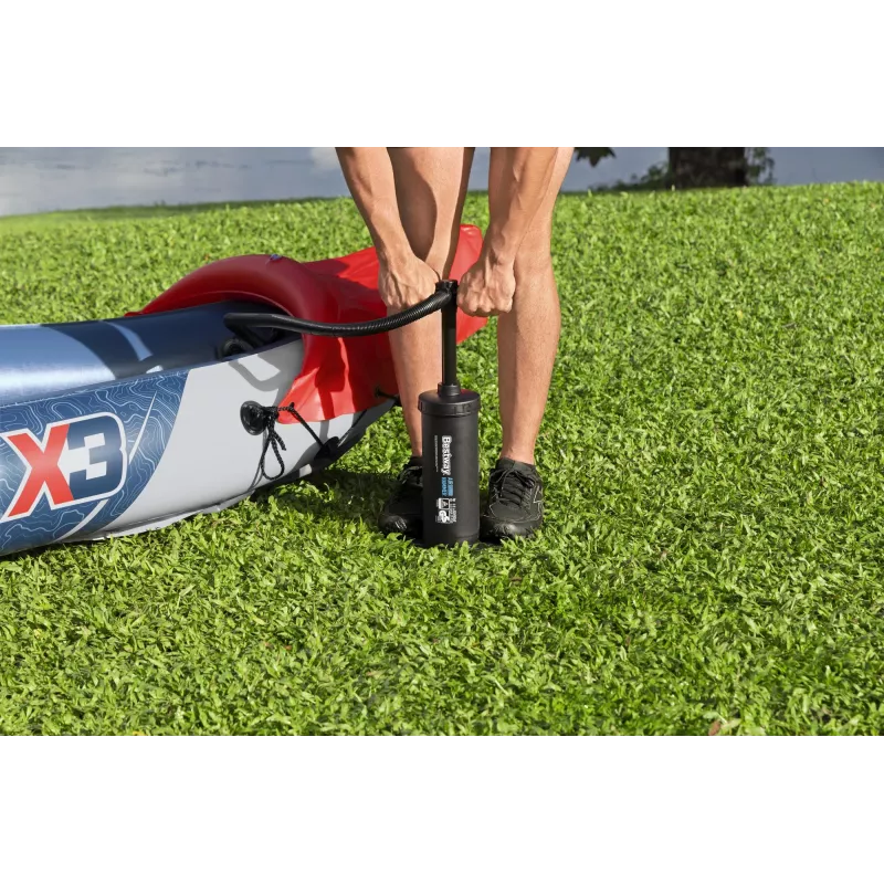Bestway Hydro Force Rapid X3 piepūšams 3 personu smaiļošanas laivas komplekts 3,81 m