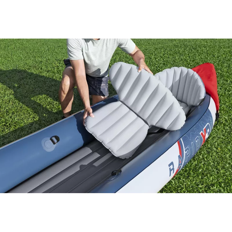 Bestway Hydro Force Rapid X3 piepūšams 3 personu smaiļošanas laivas komplekts 3,81 m