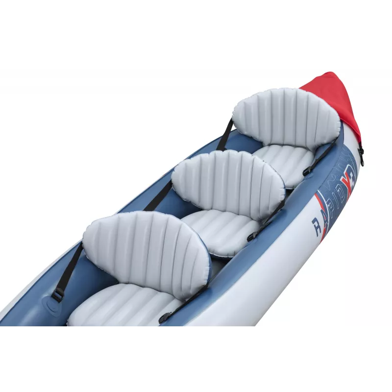 Bestway Hydro Force Rapid X3 piepūšams 3 personu smaiļošanas laivas komplekts 3,81 m