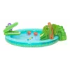 Bestway Crocodile Cove piepūšamais ūdens rotaļu centrs bērniem un baseins 2,24 x 1,81 x 0,72 m