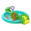 Bestway Crocodile Cove piepūšamais ūdens rotaļu centrs bērniem un baseins 2,24 x 1,81 x 0,72 m