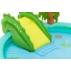Bestway Crocodile Cove piepūšamais ūdens rotaļu centrs bērniem un baseins 2,24 x 1,81 x 0,72 m