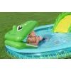 Bestway Crocodile Cove piepūšamais ūdens rotaļu centrs bērniem un baseins 2,24 x 1,81 x 0,72 m