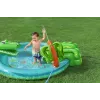 Bestway Crocodile Cove piepūšamais ūdens rotaļu centrs bērniem un baseins 2,24 x 1,81 x 0,72 m