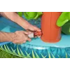 Bestway Crocodile Cove piepūšamais ūdens rotaļu centrs bērniem un baseins 2,24 x 1,81 x 0,72 m