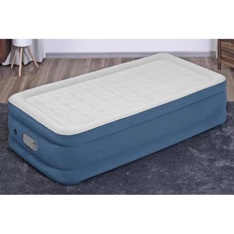 Bestway AlwayzAire Twin gaisa matracis ar iebūvētu dubultsūkni 1,91 m x 97 cm x 46 cm