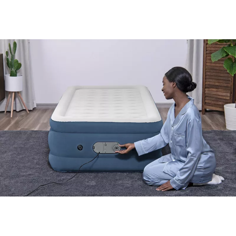 Bestway AlwayzAire Twin gaisa matracis ar iebūvētu dubultsūkni 1,91 m x 97 cm x 46 cm