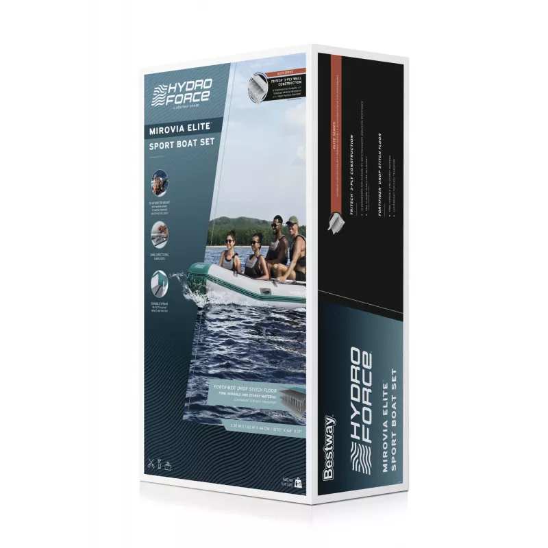 Bestway Hydro Force Mirovia Elite 5 personu piepūšamā sporta laivu komplekts 3,30 m