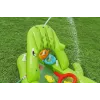 Bestway Later Gator bērnu piepūšamais ūdens rotaļu centrs un baseins 2,34 m x 1,63 m x 87 cm