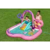 Bestway Butterfly Wonder bērnu piepūšamais ūdens rotaļu centrs un baseins 1,80 m x 1,80 m x 1,17 m