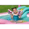 Bestway Butterfly Wonder bērnu piepūšamais ūdens rotaļu centrs un baseins 1,80 m x 1,80 m x 1,17 m