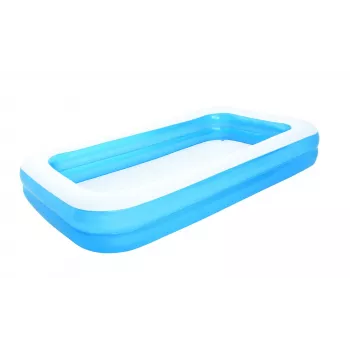 Bestway Piepūšamais Zilais Taisnstūra Ģimenes Baseins 3.05m x 1.83m x 46cm