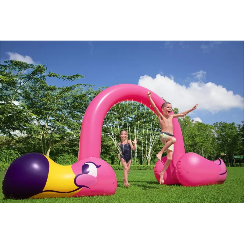 Bestway 11'2 collas x 43 collas x 6'4 collas/3,40 m x 1,10 m x 1,93 m Jumbo flamingo smidzinātājs