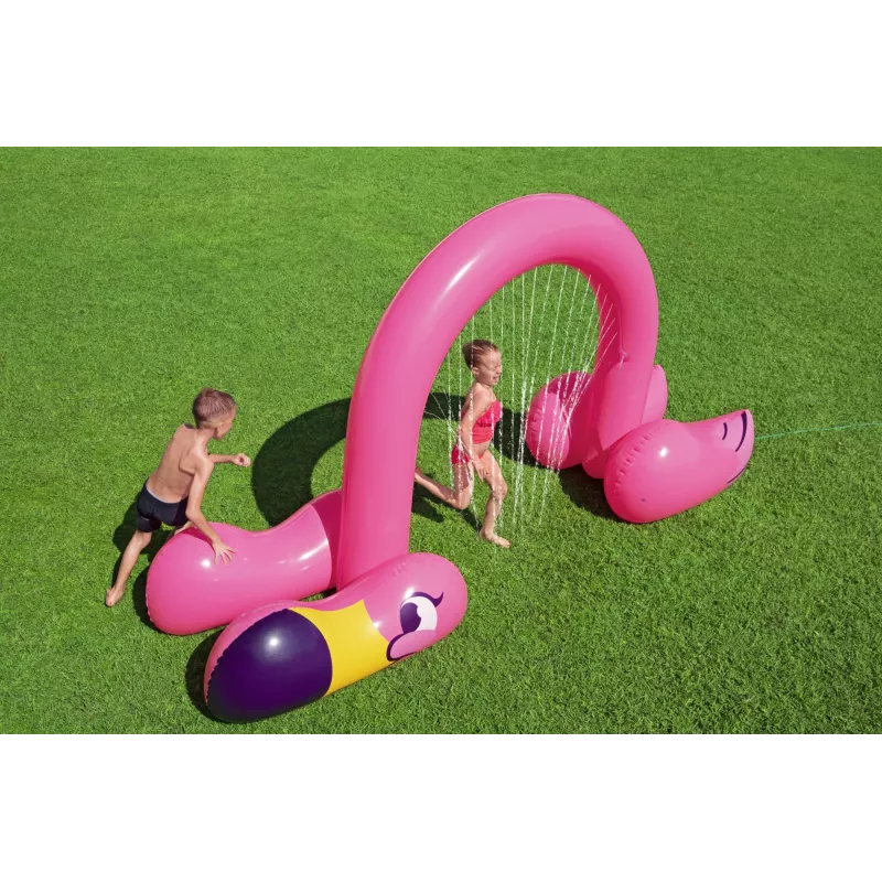 Bestway 11'2 collas x 43 collas x 6'4 collas/3,40 m x 1,10 m x 1,93 m Jumbo flamingo smidzinātājs