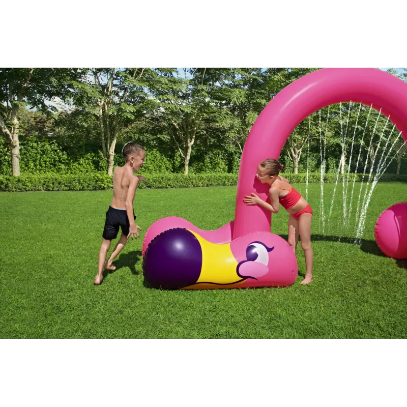 Bestway 11'2 collas x 43 collas x 6'4 collas/3,40 m x 1,10 m x 1,93 m Jumbo flamingo smidzinātājs