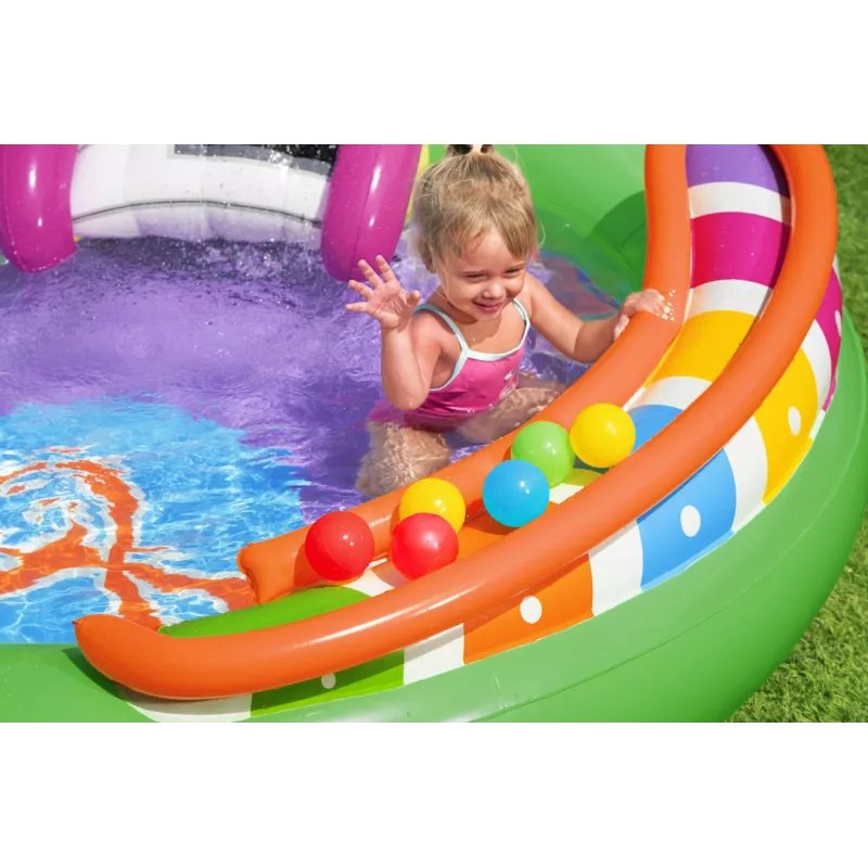 Bestway 9'8 collas x 6'3 collas x 54 collas/2,95 m x 1,90 m x 1,37 m Sing 'n Splash rotaļu centrs