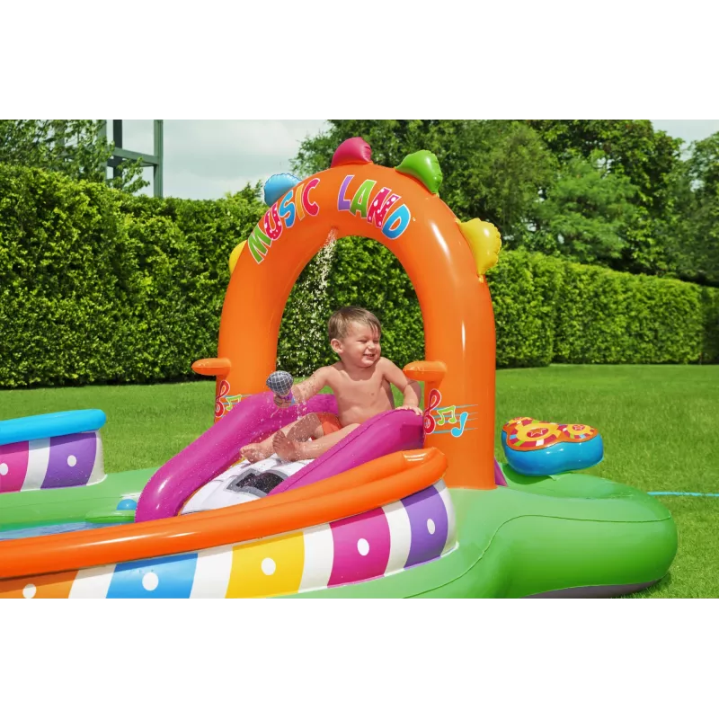 Bestway 9'8 collas x 6'3 collas x 54 collas/2,95 m x 1,90 m x 1,37 m Sing 'n Splash rotaļu centrs