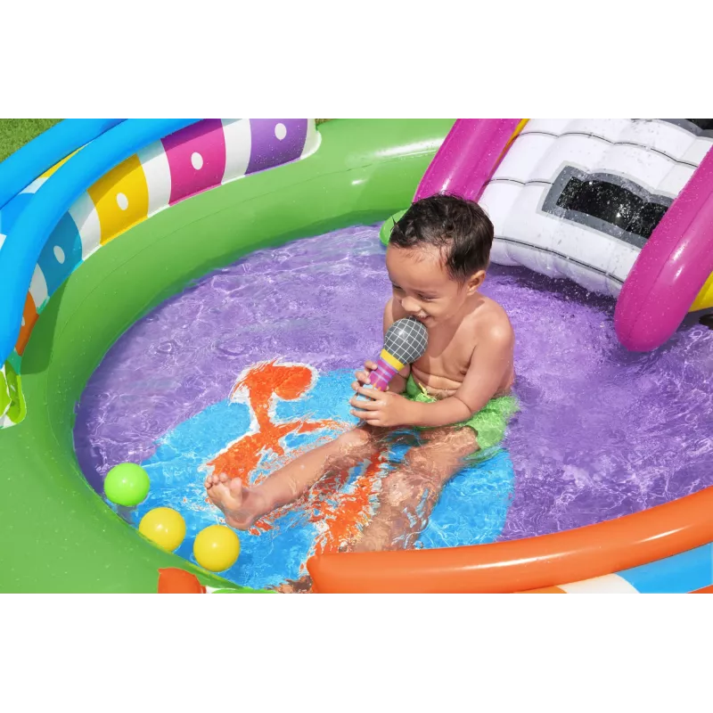 Bestway 9'8 collas x 6'3 collas x 54 collas/2,95 m x 1,90 m x 1,37 m Sing 'n Splash rotaļu centrs