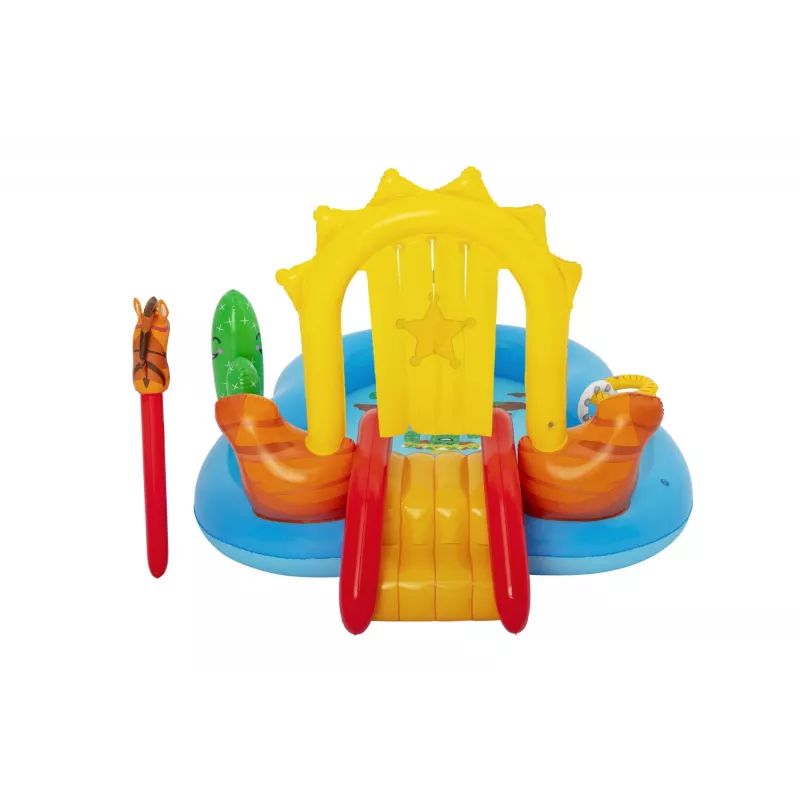 Bestway 8'8 inch x 6'2 inch x 55 inch/2,64 m x 1,88 m x 1,40 m Wild West rotaļu centrs