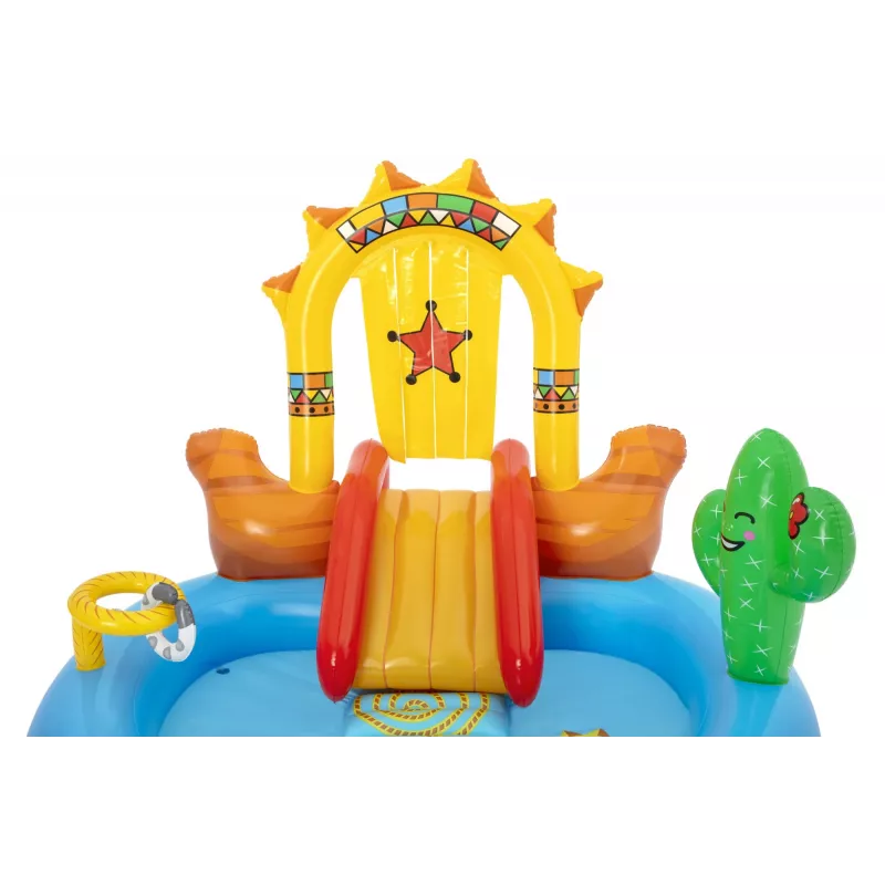 Bestway 8'8 inch x 6'2 inch x 55 inch/2,64 m x 1,88 m x 1,40 m Wild West rotaļu centrs