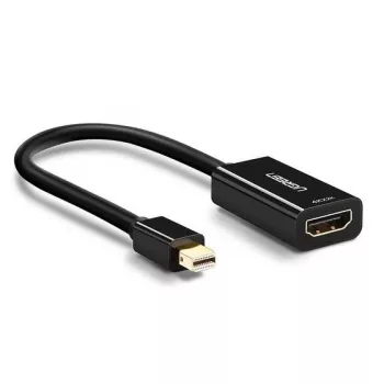 Ugreen 40360 video kabeļa adapteris 0,25 m Mini DisplayPort HDMI Melns