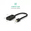 Ugreen 40360 video kabeļa adapteris 0,25 m Mini DisplayPort HDMI Melns