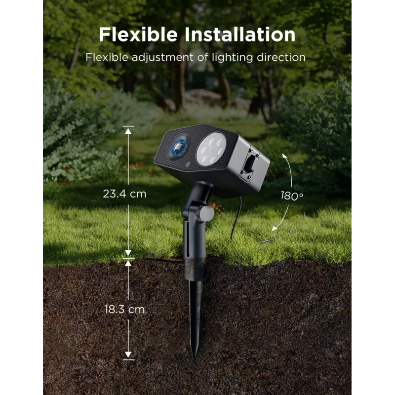 Govee H7071 viedais apgaismojuma prožektors Wi-Fi/Bluetooth