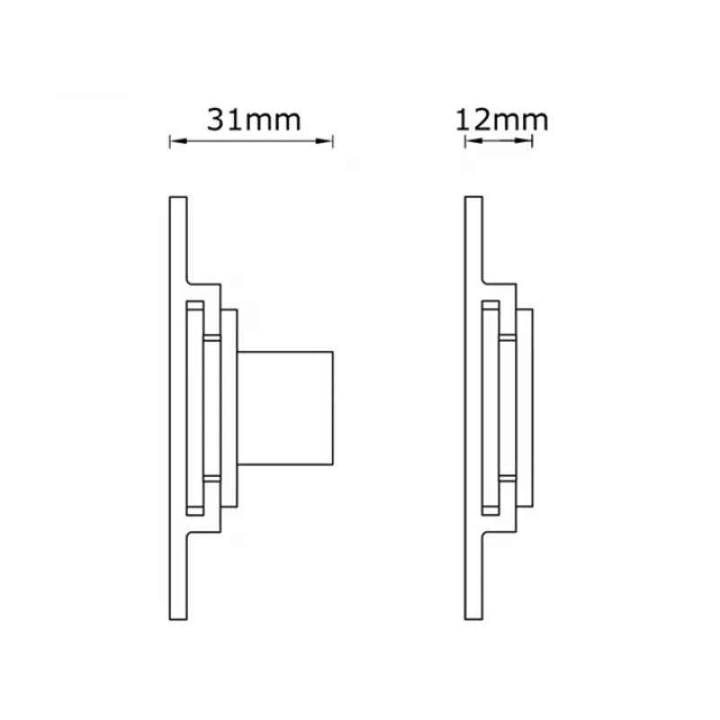 Multibrackets M Universal Wallmount Super plāns Small Silver, 66 cm (26 inch), 81.3 cm (32 inch), 200 x 100 mm, 400 x 400 mm, Alumīnijs, Sudraba