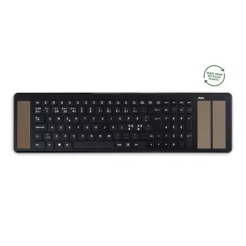 peletrapper Type klaviatūra QWERTY Nordic USB-A + Bluetooth, pilna izmēra (100%), vadu un bezvadu, USB + Bluetooth, melna