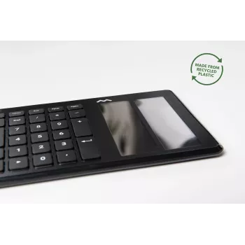 peletrapper Type klaviatūra QWERTY Nordic USB-A + Bluetooth, pilna izmēra (100%), vadu un bezvadu, USB + Bluetooth, melna
