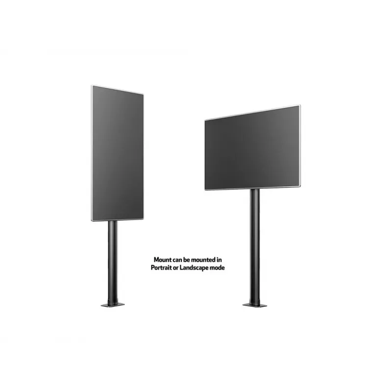 Multibrackets M Display Stand 180 Single Melns w, Floormount