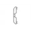 Multibrackets M Pro Series - Kabeļu pārvaldības skava, 6 gab. iepakojumā, Kabeļu pārvaldības skava, Melna, Plastmasa, 100 g, 90 mm, 30 mm