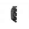 Multibrackets M Pro Series - Kabeļu pārvaldības skava, 6 gab. iepakojumā, Kabeļu pārvaldības skava, Melna, Plastmasa, 100 g, 90 mm, 30 mm