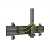 Multibrackets M Pro Series - Kabeļu pārvaldības skava, 6 gab. iepakojumā, Kabeļu pārvaldības skava, Melna, Plastmasa, 100 g, 90 mm, 30 mm