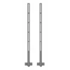 Multibrackets M Pro Series - Soundbar Holder XL, melna, tērauds, 15 kg, 165,1 cm (65 collas), 2,79 m (110 collas), 104 mm