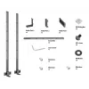 Multibrackets M Pro Series - Soundbar Holder XL, melna, tērauds, 15 kg, 165,1 cm (65 collas), 2,79 m (110 collas), 104 mm