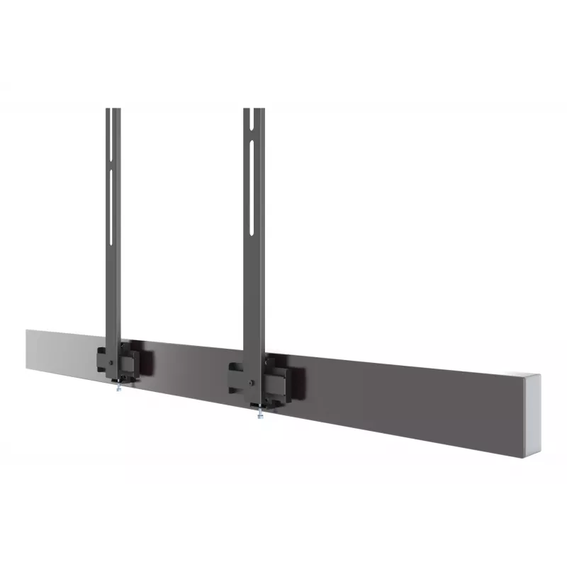 Multibrackets M Pro Series - Soundbar Holder XL, melna, tērauds, 15 kg, 165,1 cm (65 collas), 2,79 m (110 collas), 104 mm