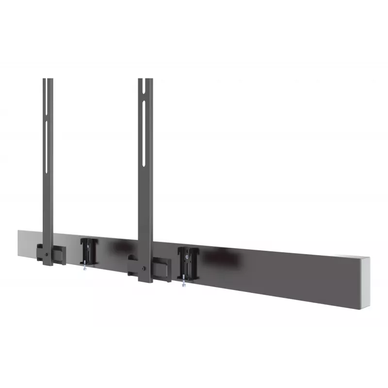 Multibrackets M Pro Series - Soundbar Holder XL, melna, tērauds, 15 kg, 165,1 cm (65 collas), 2,79 m (110 collas), 104 mm
