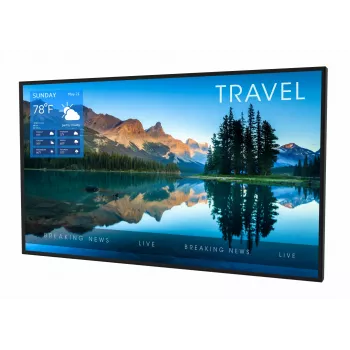 Peerless Xtreme Digital signage plakanais panelis 190,5 cm (75 collas) LED 3000 cd/m² 4K Ultra HD Melns 24/7
