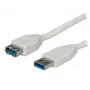 Nilox 0,8 m USB3.0 USB kabelis USB 3.2 Gen 1 (3.1 Gen 1) USB A 4,8 Gbit/s Balts