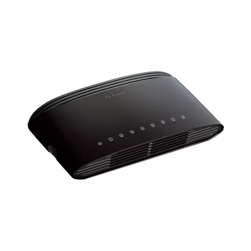D-Link DES-1008D nevadāmā ātrā Ethernet (10/100) melns