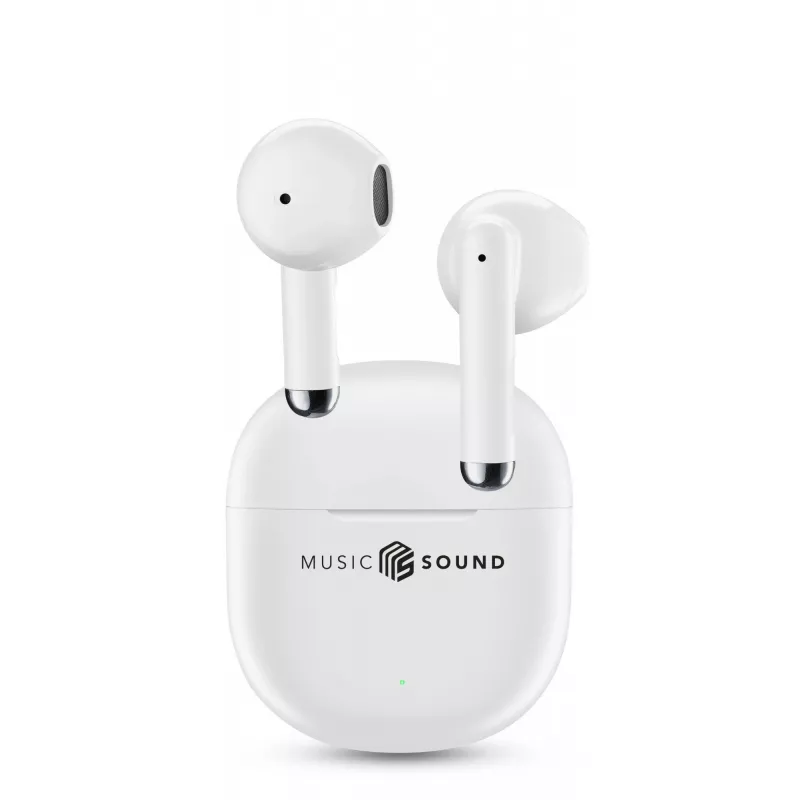 Music Sound Breeze kapsulas stila Bluetooth austiņas ar krāsainu futlāri
