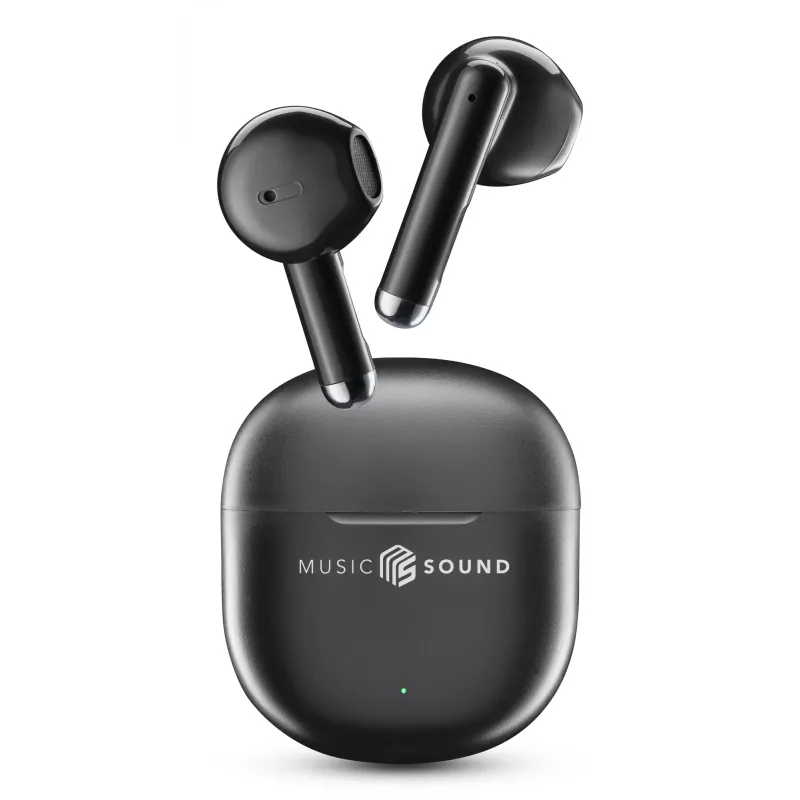 Mūzikas skaņas vēsmas kapsulas stila Bluetooth austiņas ar krāsainu maciņu