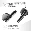 Mūzikas skaņas vēsmas kapsulas stila Bluetooth austiņas ar krāsainu maciņu