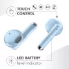 Music Sound Breeze kapsulas stila Bluetooth austiņas ar krāsainu maciņu