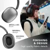 Music Sound MAXI3 MAXI3 bezvadu apkārtauss austiņas ar aktīvo trokšņu slāpēšanu: ieskaujoša un netraucēta klausīšanās pieredze, līdz pat 35 stundām akumulatora darbības laika. Mūsdienīgs dizains, komforts, stils un jaudīga, revolucionāra skaņa.