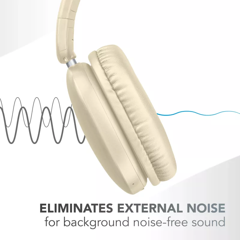 Music Sound MAXI3 MAXI3 bezvadu apkārtauss austiņas ar aktīvo trokšņu slāpēšanu: ieskaujoša un netraucēta klausīšanās pieredze, līdz pat 35 stundām akumulatora darbības laika. Mūsdienīgs dizains, komforts, stils un jaudīga, revolucionāra skaņa.