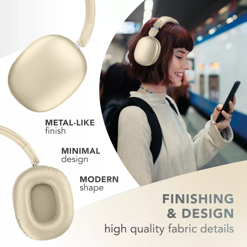 Music Sound MAXI3 MAXI3 bezvadu apkārtauss austiņas ar aktīvo trokšņu slāpēšanu: ieskaujoša un netraucēta klausīšanās pieredze, līdz pat 35 stundām akumulatora darbības laika. Mūsdienīgs dizains, komforts, stils un jaudīga, revolucionāra skaņa.