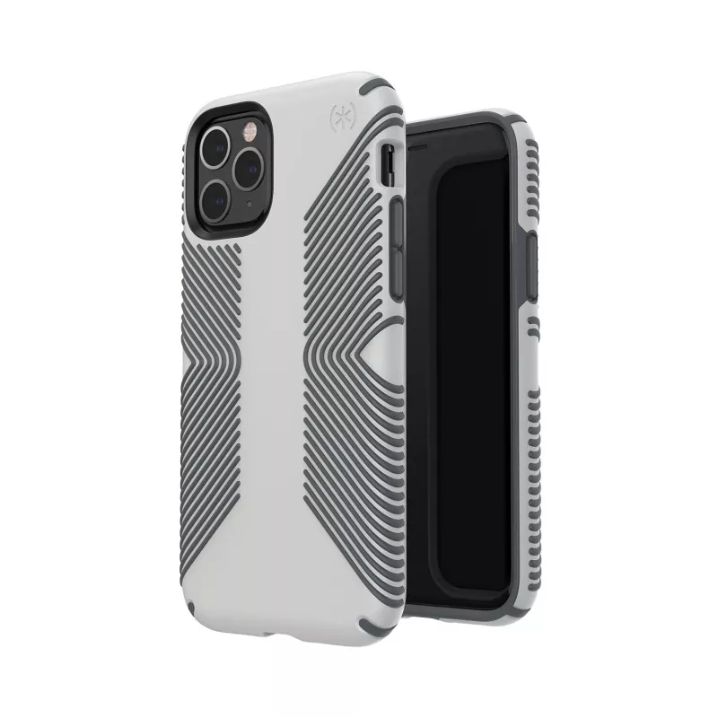 Speck Presidio Grip mobilā tālruņa maciņš 14.7 cm (5.8 collas) Apvalks Pelēks